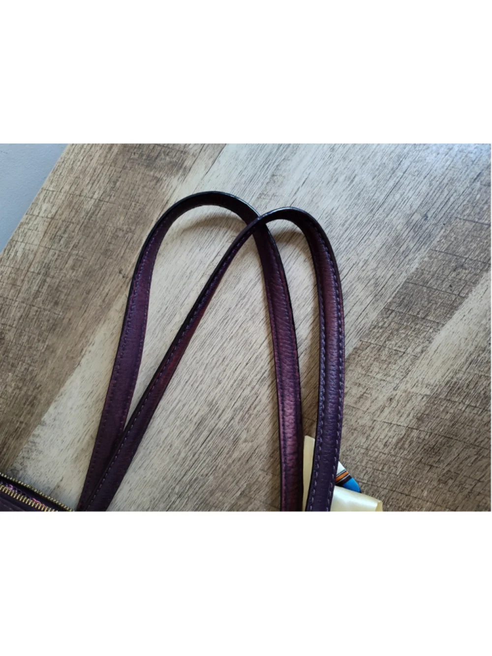 Women's Kate Spade Purple Leather Tote Bag